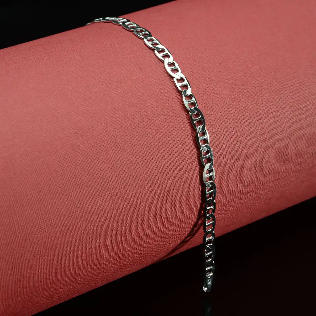 Gümüş Bileklik, Erkek Gümüş Bileklik, Kadın Gümüş Bileklik, 925 Ayar Gümüş, Silvalli Gümüş