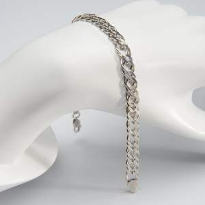 Gümüş Bileklik, Erkek Gümüş Bileklik, Kadın Gümüş Bileklik, 925 Ayar Gümüş, Silvalli Gümüş