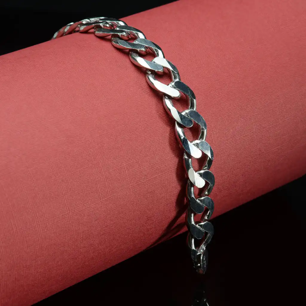 Gümüş Bileklik, Erkek Gümüş Bileklik, Kadın Gümüş Bileklik, 925 Ayar Gümüş, Silvalli Gümüş